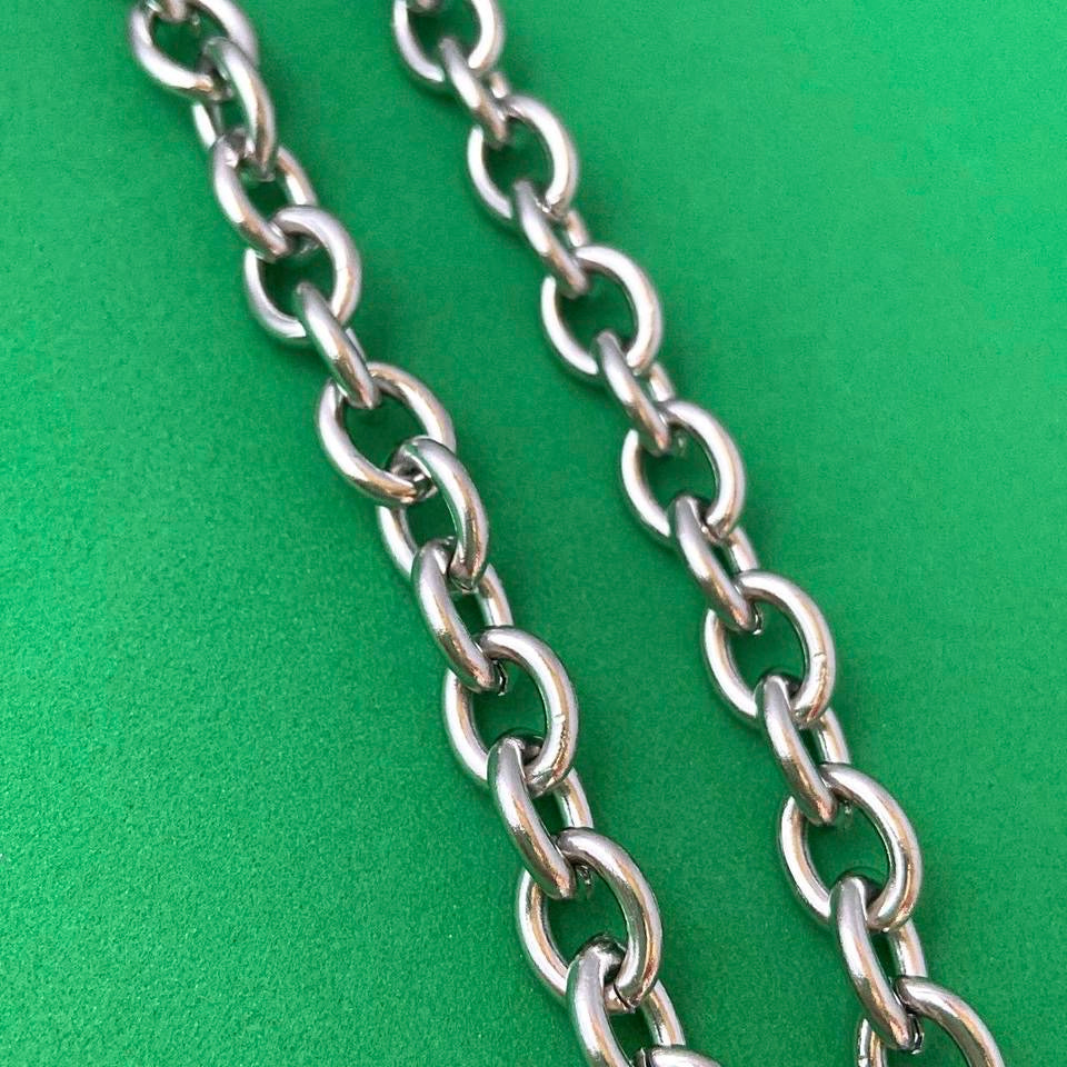 Titanium Steel Lock Pendant Necklace for Men Women,Punk Hip Hop Necklace