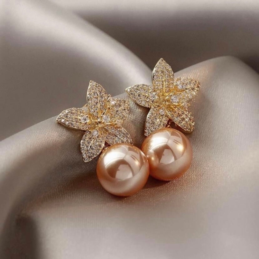 Pearl Drop Dangle Earrings for Women