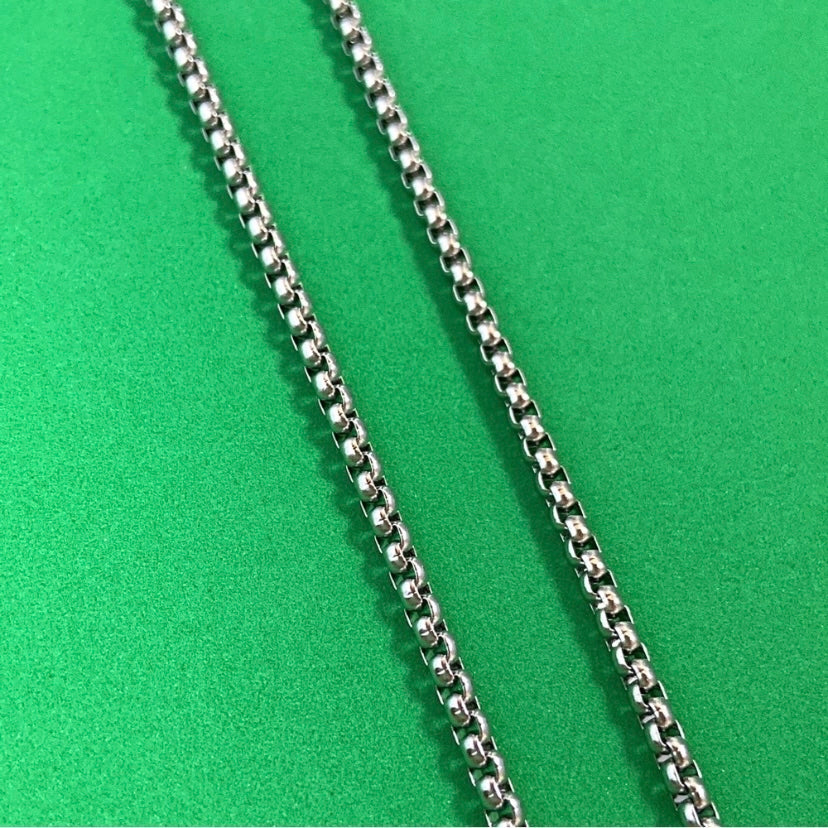 Titanium Steel Six Point Star Pendant Necklace for Men Women