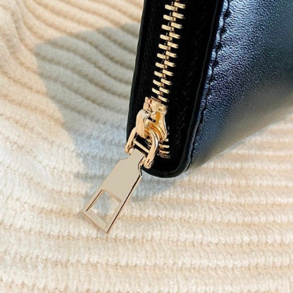 Wallet for Women,Fashion Leather Zipper Butterfly Wallet,Large Capacity Long Wallet Credit Card Holder Clutch Wristlet