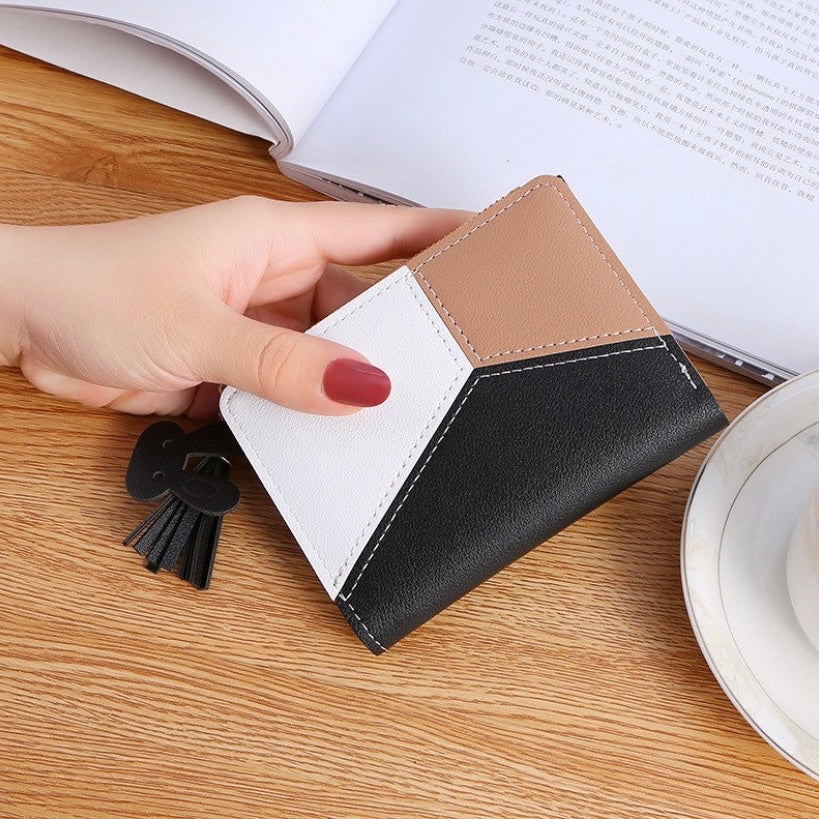 Wallet for Women,Cute Wallet,Bifold Snap Closure Short Wallet,Credit Card Holder Coin Purse with ID Window