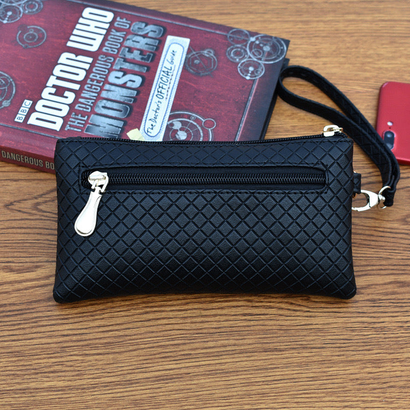 Wallet for Women,Fashion Leather Zipper Wallet,Large Capacity Long Wallet Credit Card Clutch Wristlet