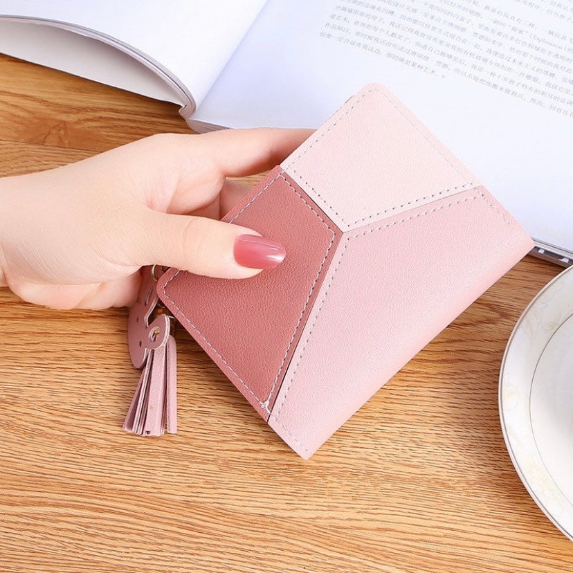 Wallet for Women,Cute Wallet,Bifold Snap Closure Short Wallet,Credit Card Holder Coin Purse with ID Window