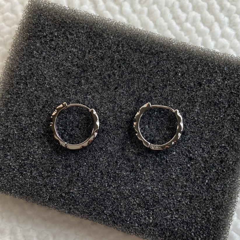 Titanium Steel Small Hoop Earrings for Men Women