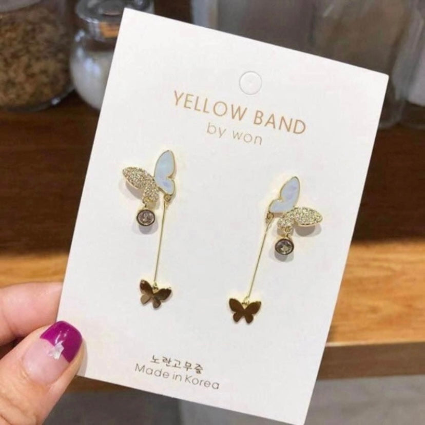 Butterfly Tassel Dangle Drop Earrings for Women