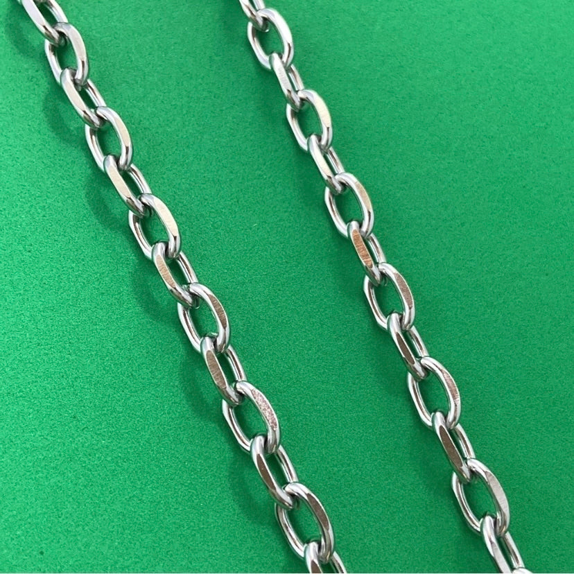 Titanium Steel Cross Pendant Necklace for Men Women,Unisex Punk Hip Hop Necklace