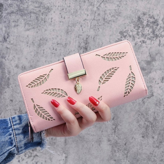 Wallet for Women,Snap Closure Zipper Bifold Wallet,Large Capacity Long Wallet Credit Card Clutch Wristlet