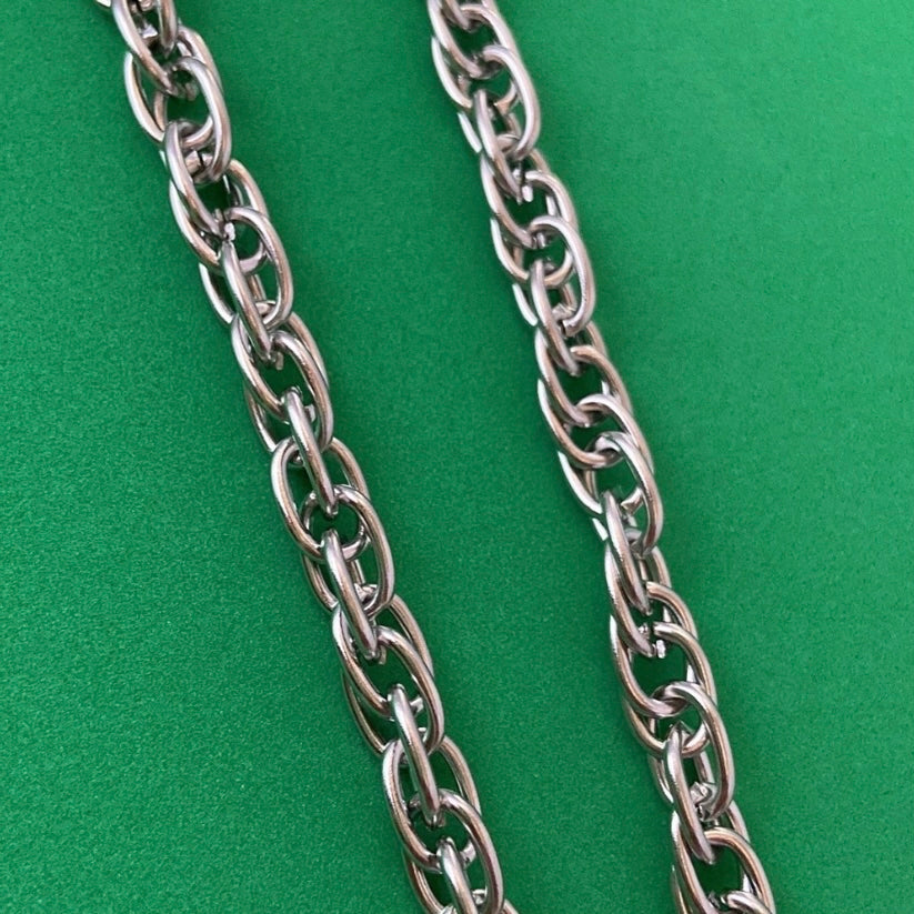 Titanium Steel Cross Pendant Necklace for Men Women,Unisex Punk Hip Hop Necklace
