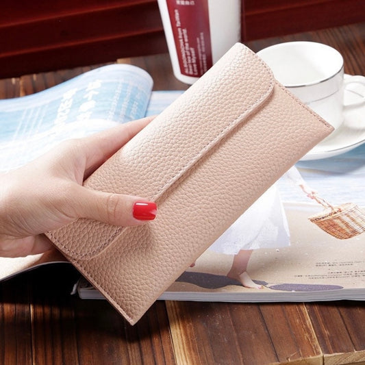 Wallet for Women,Snap Closure Bifold Wallet,Large Capacity Long Wallet Credit Card Holder Clutch Wristlet