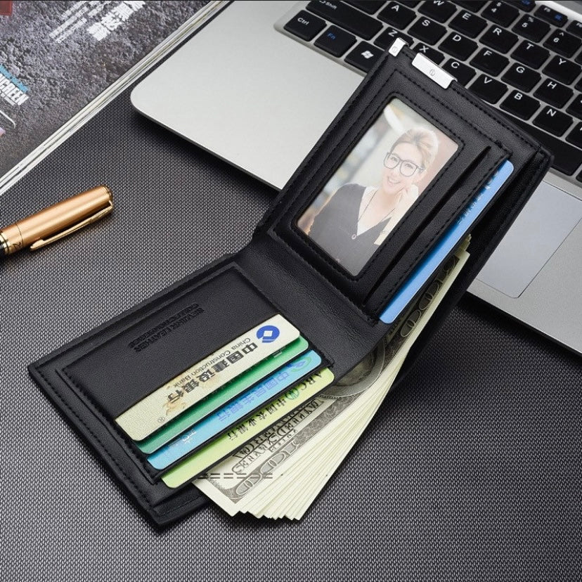 Wallet for Men,Fashion Bifold Small Wallet,Credit Card Holder with ID Window