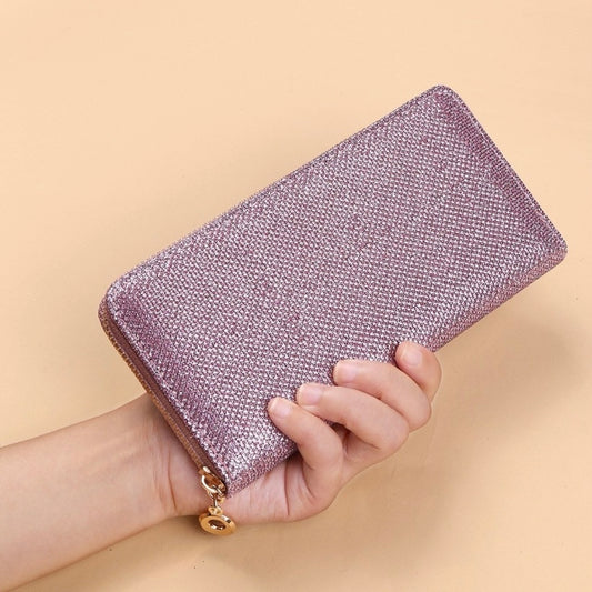 Wallet for Women,Leather Zipper Wallet,Large Capacity Long Wallet Credit Card Holder Clutch Wristlet