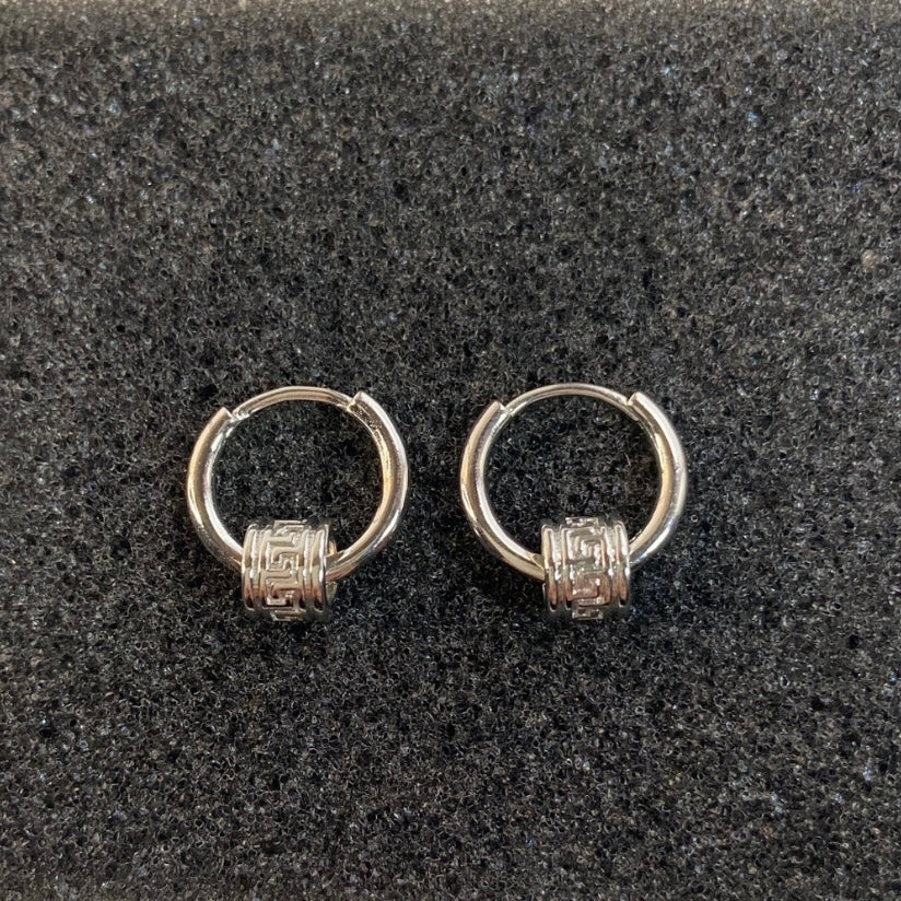 Titanium Steel Small Hoop Earrings for Men Women
