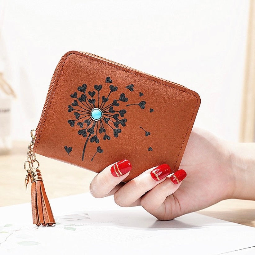 Wallet for Women,Bifold Snap Closure Short Wallet,Credit Card Holder Coin Purse with ID Window