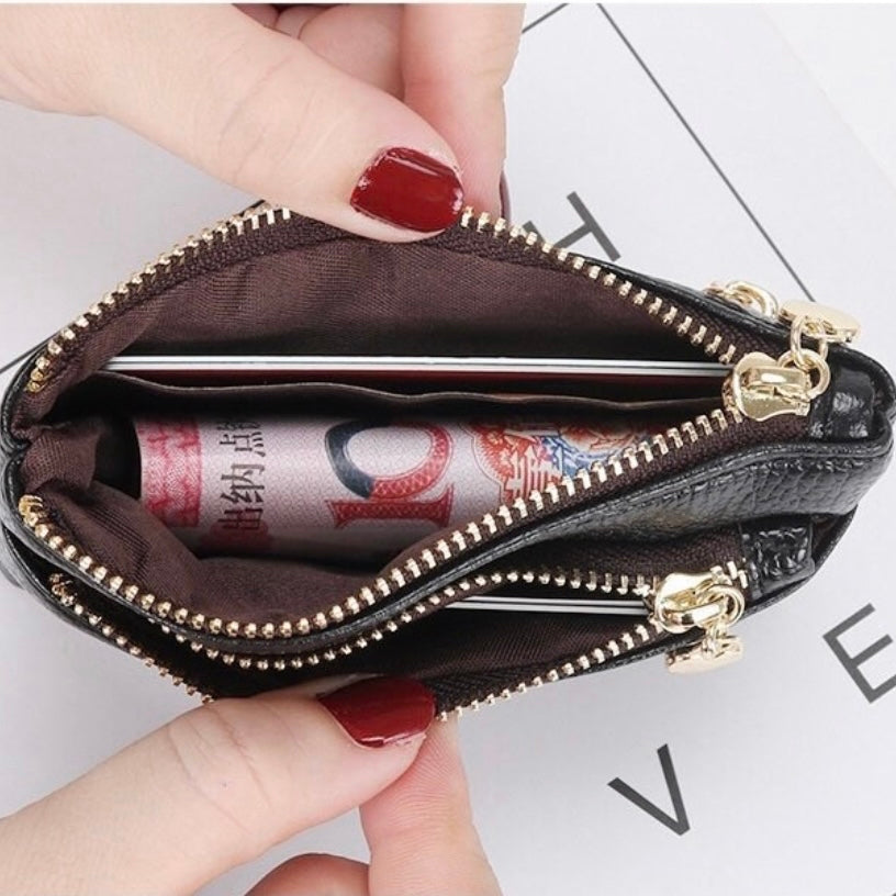 Wallet for Women,Fashion Zipper Wallet,Credit Card Holder Coin Purse Simple Short Wallet