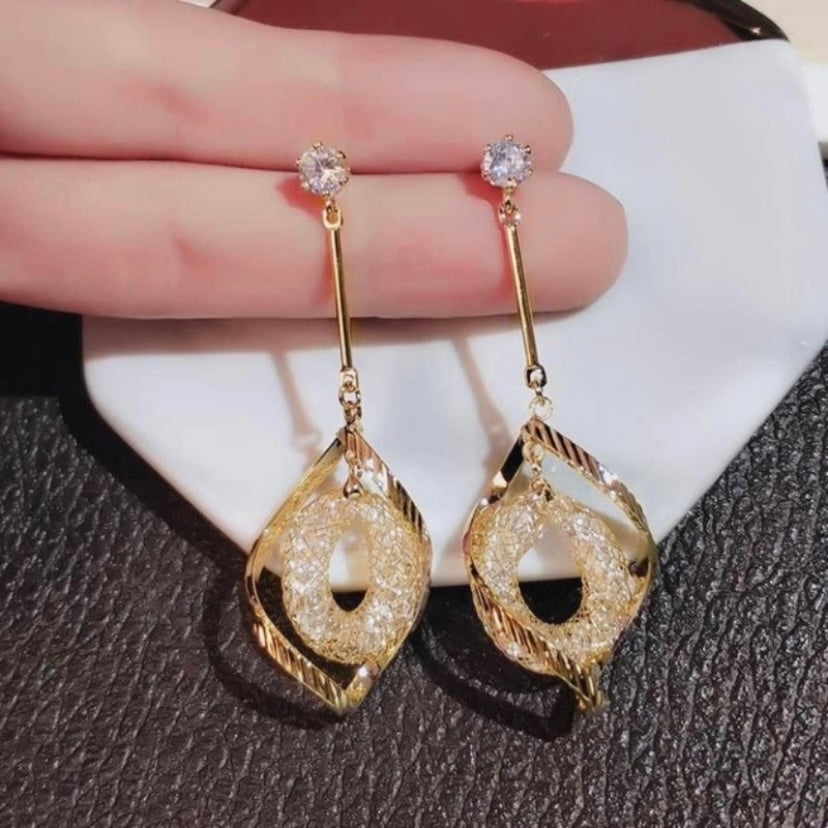 Crystal Dangle Drop Earrings for Women