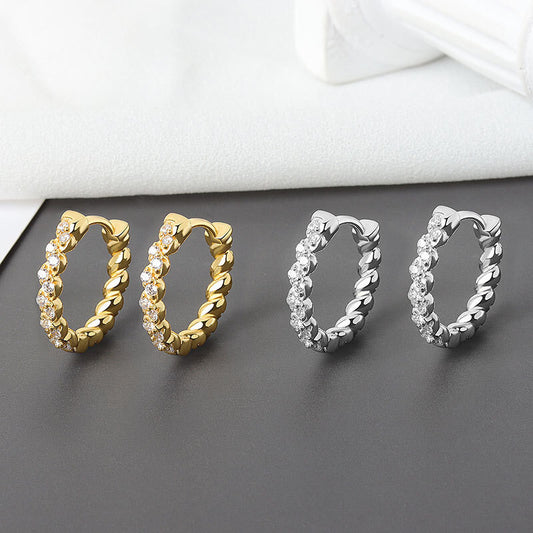 Small Hoop Earrings for Women Personality Simple Style