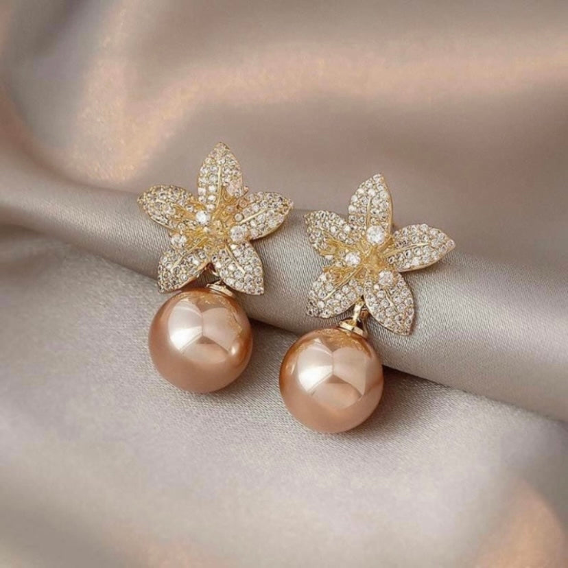 Pearl Drop Dangle Earrings for Women