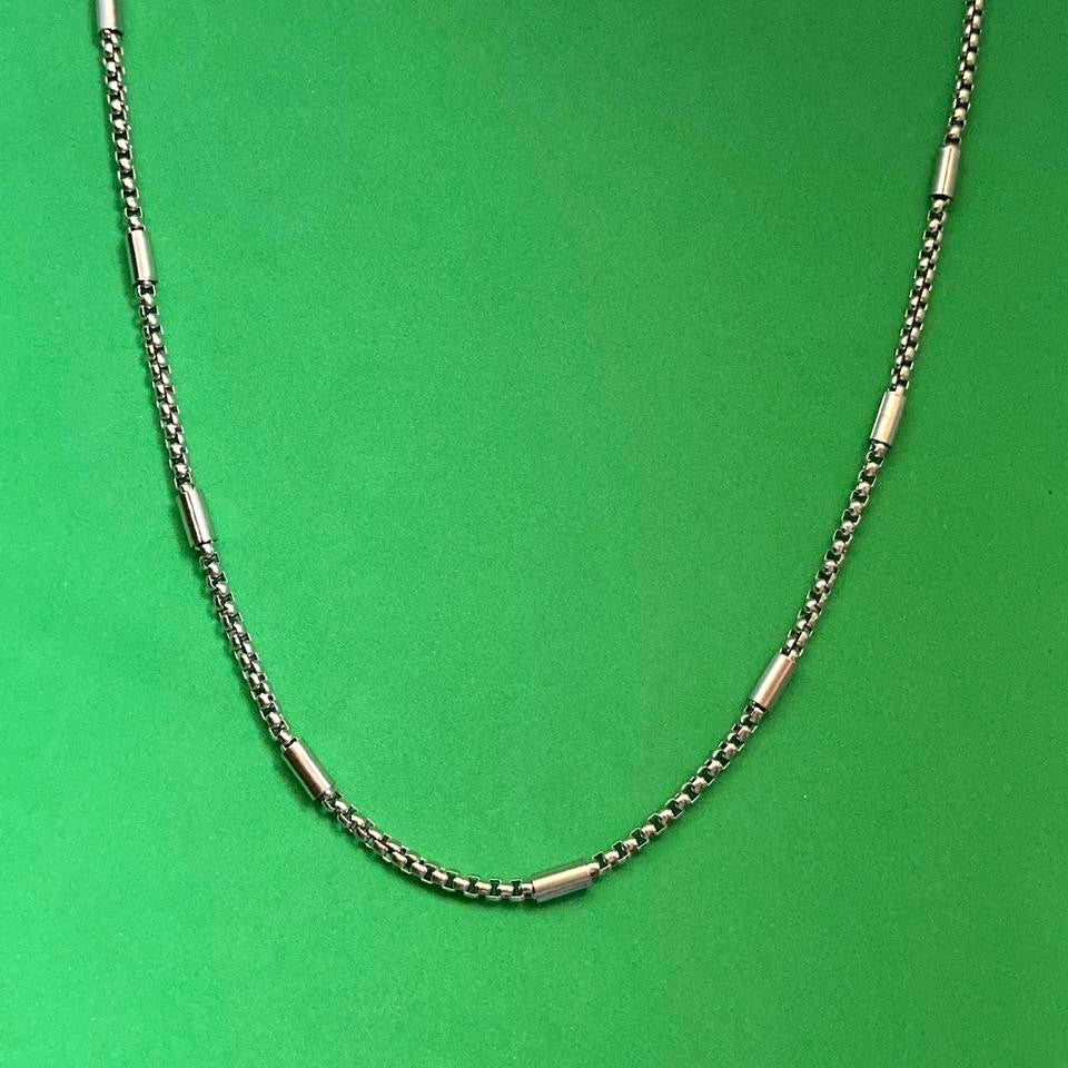 Titanium Steel Link Chain Necklace for Men Women,Punk Hip Hop Necklace