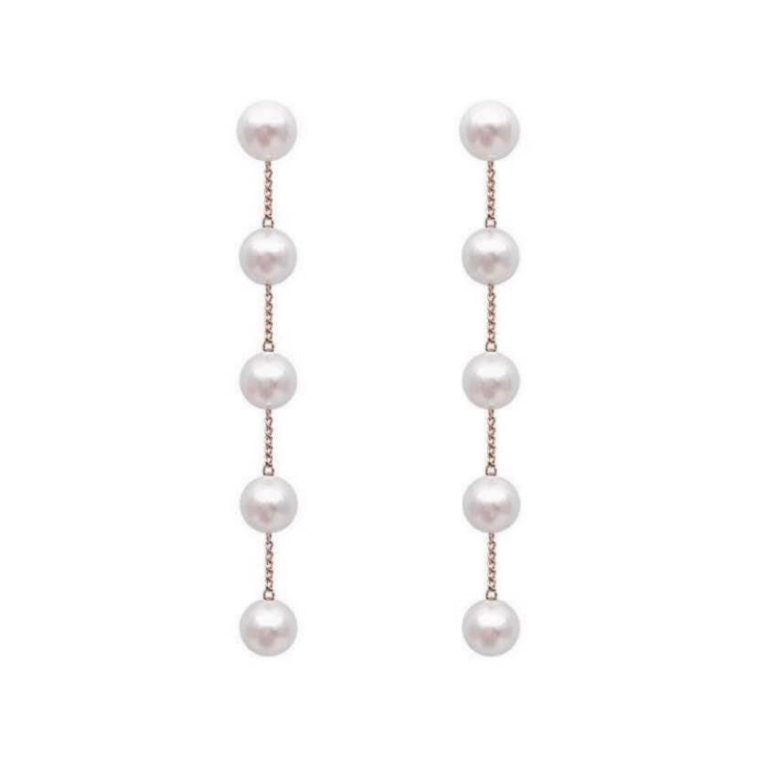 Elegant White Pearl Dangle Drop Earrings for Women Bridal Earrings Bridesmaid Earrings