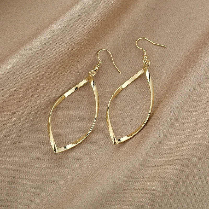 925 Silver Plated Geometric Square Dangle Drop Earrings for Women